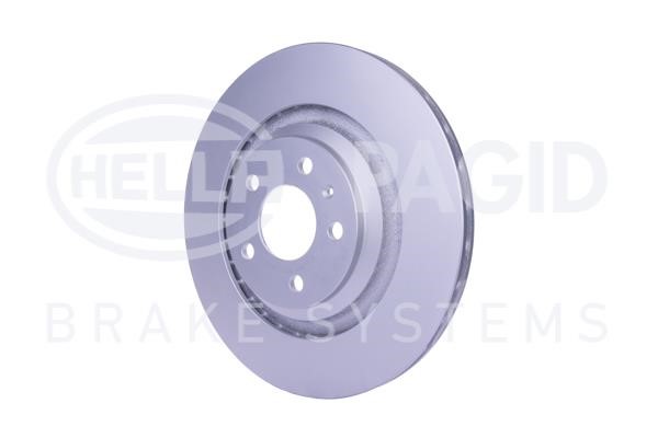 Rear vented brake disc Hella 8DD 355 117-721