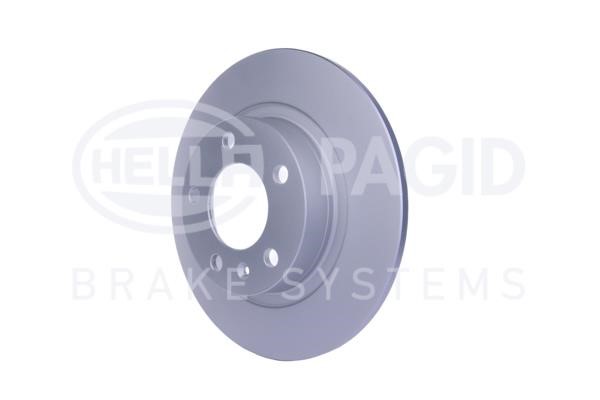 Rear brake disc, non-ventilated Hella 8DD 355 118-171