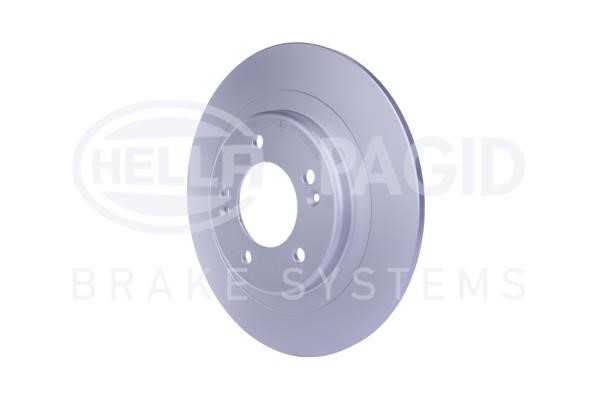 Rear brake disc, non-ventilated Hella 8DD 355 118-361