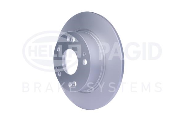 Rear solid brake disc Hella 8DD 355 118-731