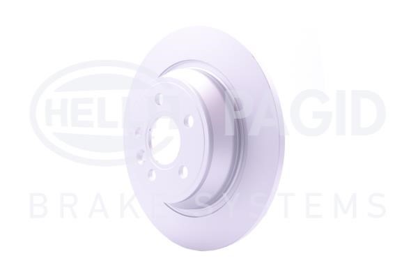 Rear brake disc, non-ventilated Hella 8DD 355 118-841