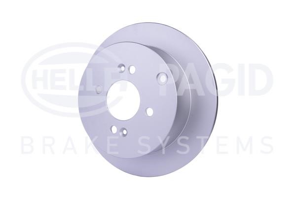 Rear brake disc, non-ventilated Hella 8DD 355 118-851