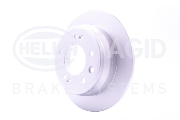 Rear brake disc, non-ventilated Hella 8DD 355 118-861