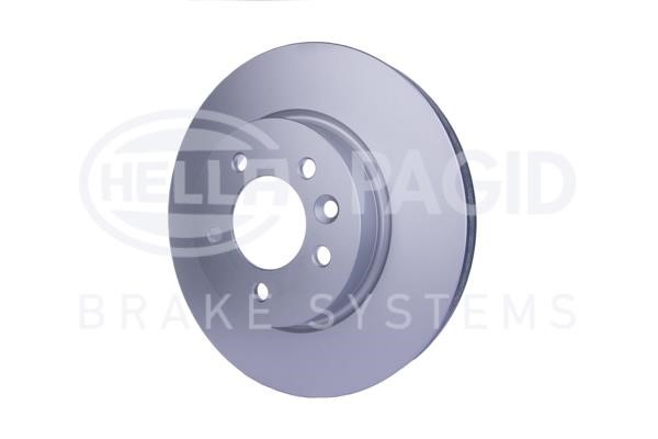 Front brake disc ventilated Hella 8DD 355 118-641