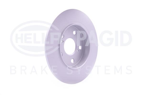 Rear solid brake disc Hella 8DD 355 118-971