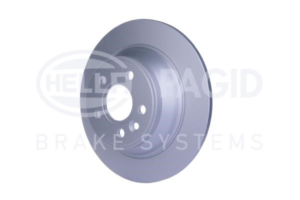 Rear solid brake disc Hella 8DD 355 119-151