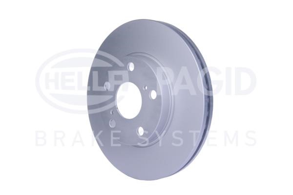 Front brake disc ventilated Hella 8DD 355 119-661