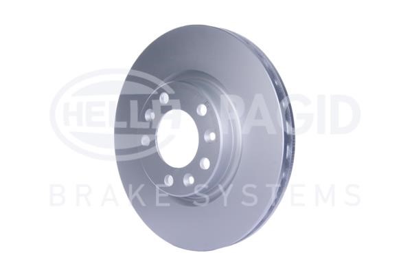 Front vented brake disc Hella 8DD 355 120-411