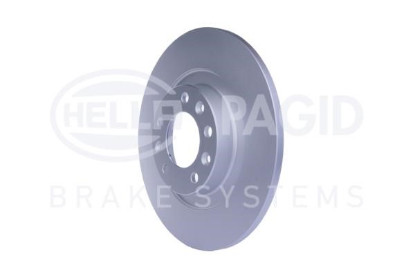 Rear brake disc, non-ventilated Hella 8DD 355 120-421