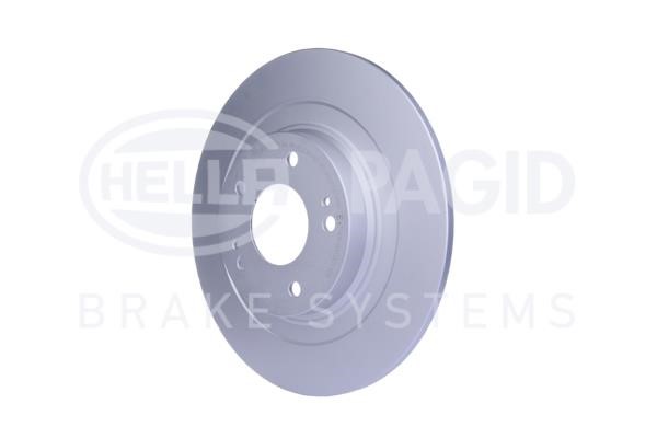 Rear solid brake disc Hella 8DD 355 120-431