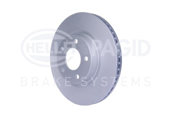 Front vented brake disc Hella 8DD 355 120-451