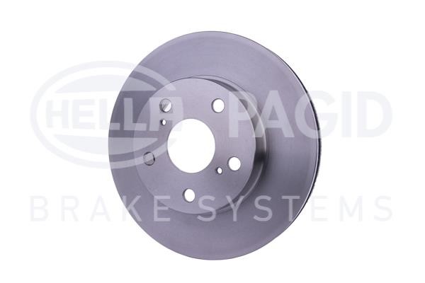 Front brake disc ventilated Hella 8DD 355 120-171