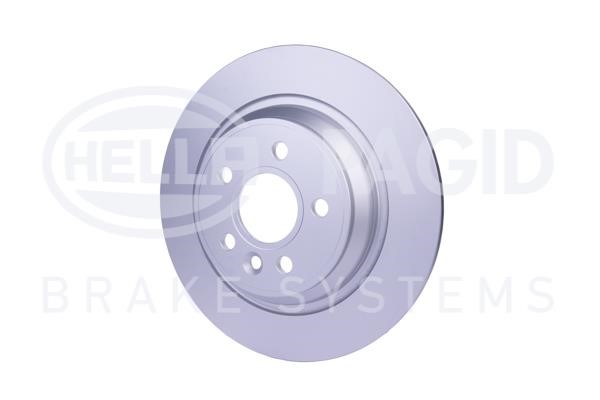 Rear brake disc, non-ventilated Hella 8DD 355 120-371