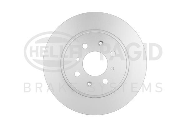 Hella 8DD 355 122-531 Rear brake disc, non-ventilated 8DD355122531
