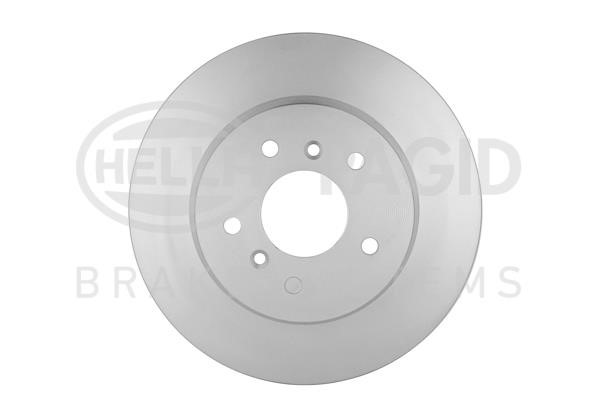 Hella 8DD 355 122-771 Rear brake disc, non-ventilated 8DD355122771