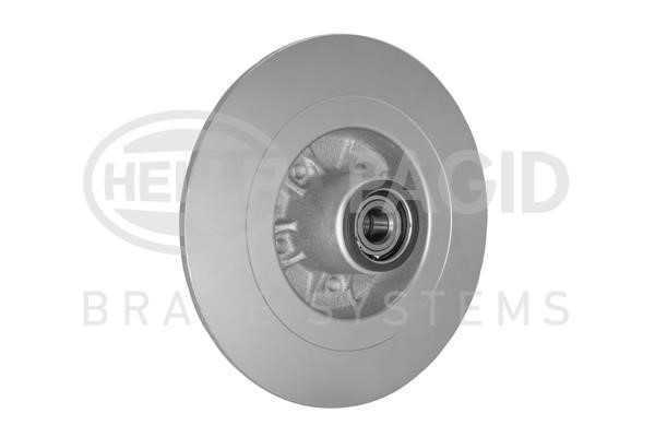 Rear brake disc, non-ventilated Hella 8DD 355 123-261