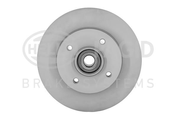 Hella 8DD 355 123-291 Rear brake disc, non-ventilated 8DD355123291