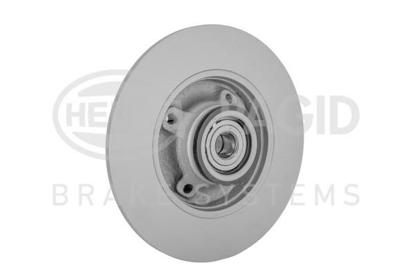 Rear brake disc, non-ventilated Hella 8DD 355 123-291