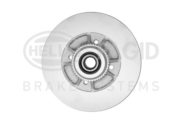 Hella 8DD 355 123-391 Rear brake disc, non-ventilated 8DD355123391