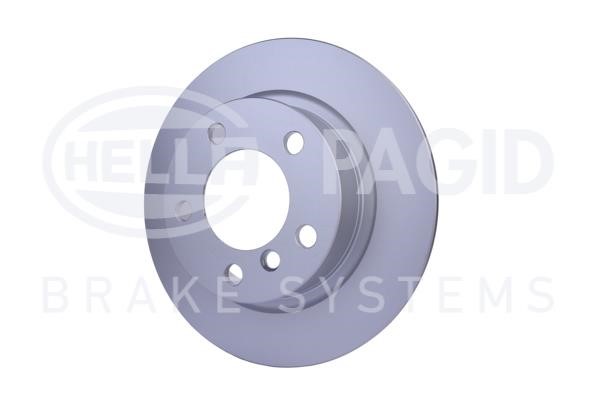 Rear solid brake disc Hella 8DD 355 123-001