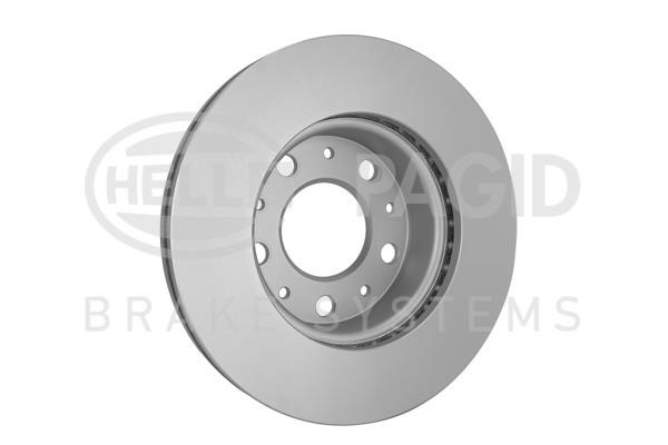 Front vented brake disc Hella 8DD 355 125-261