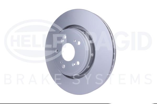 Front brake disc ventilated Hella 8DD 355 125-321