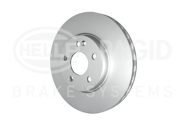 Front vented brake disc Hella 8DD 355 126-511