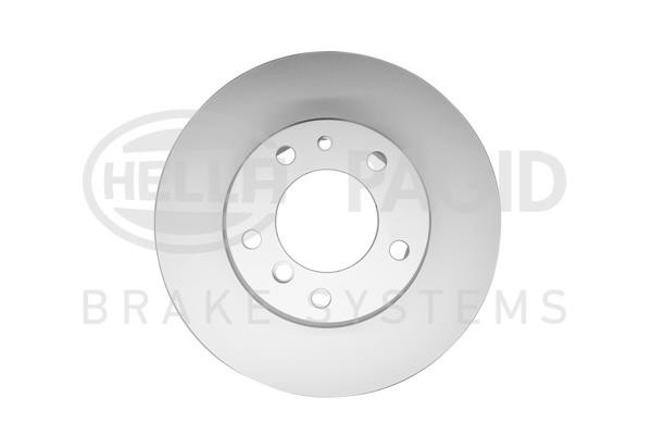 Hella 8DD 355 127-021 Unventilated front brake disc 8DD355127021