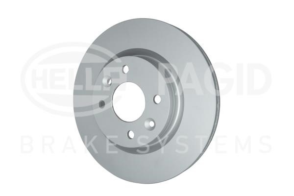 Front brake disc ventilated Hella 8DD 355 126-531