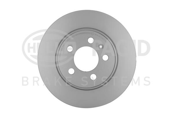 Hella 8DD 355 126-631 Rear brake disc, non-ventilated 8DD355126631