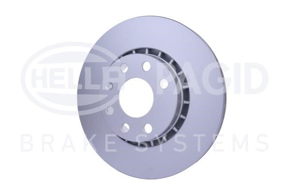 Front brake disc ventilated Hella 8DD 355 127-071