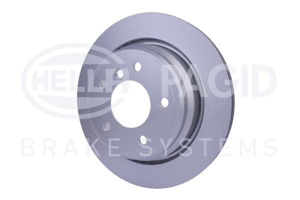 Rear vented brake disc Hella 8DD 355 127-261