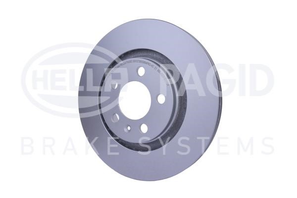 Front vented brake disc Hella 8DD 355 127-301