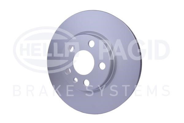 Front brake disc ventilated Hella 8DD 355 127-341