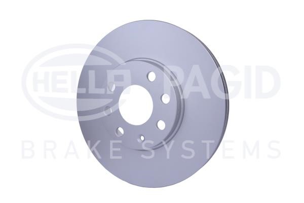Front vented brake disc Hella 8DD 355 127-371