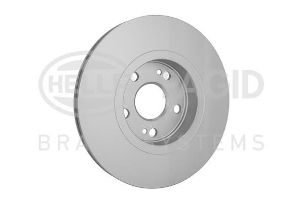 Front vented brake disc Hella 8DD 355 127-741
