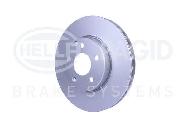 Front brake disc ventilated Hella 8DD 355 127-761