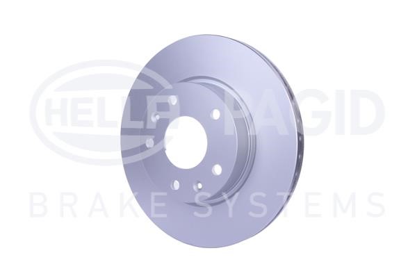 Front brake disc ventilated Hella 8DD 355 127-781