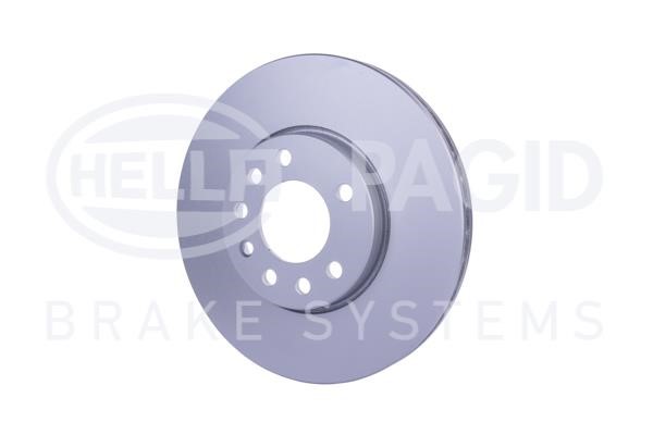 Front brake disc ventilated Hella 8DD 355 127-841