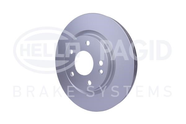 Front brake disc ventilated Hella 8DD 355 127-491