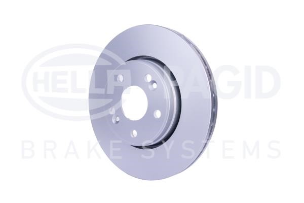 Front brake disc ventilated Hella 8DD 355 127-861