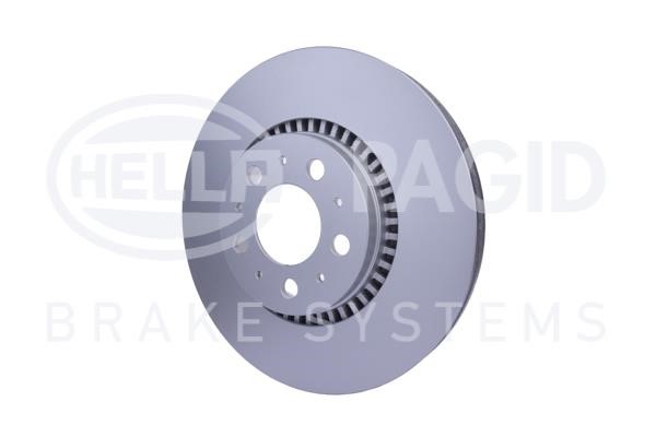 Front brake disc ventilated Hella 8DD 355 127-531
