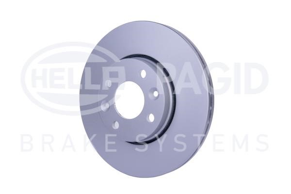 Front brake disc ventilated Hella 8DD 355 127-881