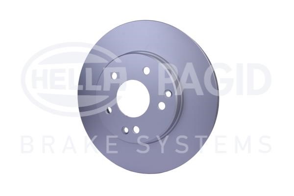 Front brake disc ventilated Hella 8DD 355 127-551