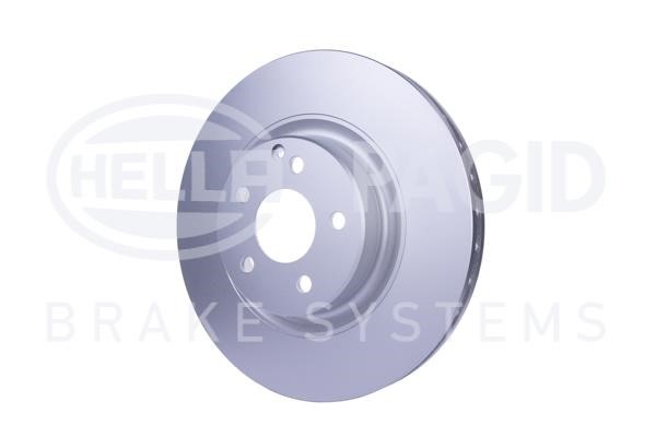 Front brake disc ventilated Hella 8DD 355 127-921