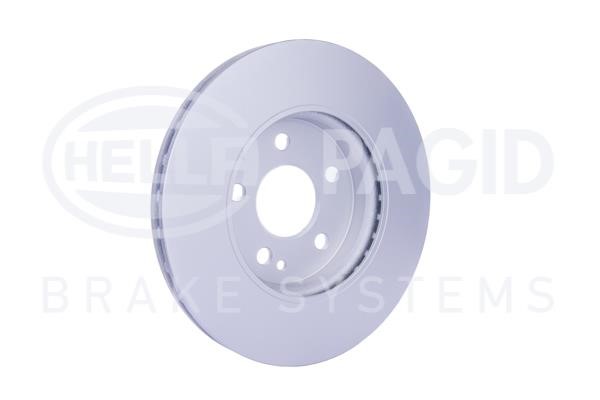 Front vented brake disc Hella 8DD 355 128-281