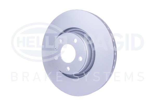 Front brake disc ventilated Hella 8DD 355 128-301