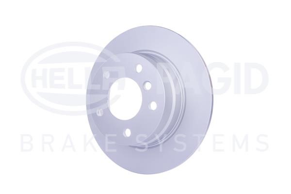 Rear solid brake disc Hella 8DD 355 128-351
