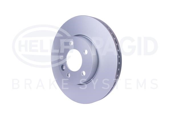 Front vented brake disc Hella 8DD 355 128-021