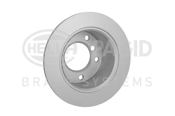 Rear solid brake disc Hella 8DD 355 128-401